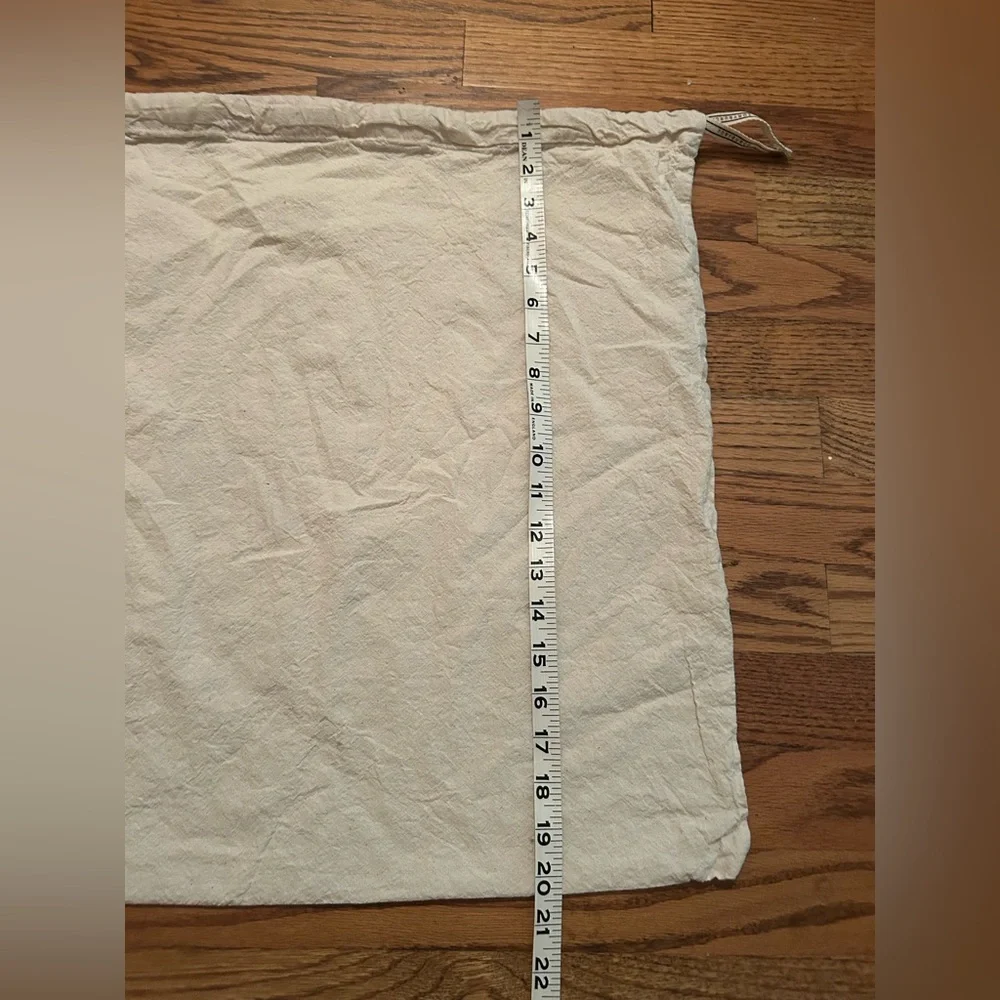 Tory Burch Cream Dust Bag W/ Drawstring - Perfect for Bags & Shoes